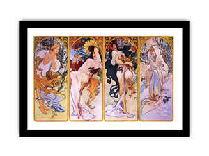 Four Seasons by Alfons Mucha, circa 1897
