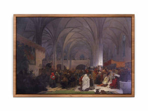 Master Jan Hus Preaching at the Bethlehem Chapel: Truth Prevails