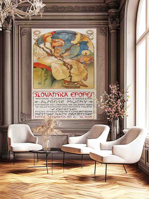 Slav Epic poster - Alfons Mucha