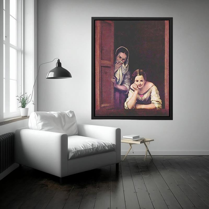 A Girl and her Duenna by Bartolome Esteban Murillo