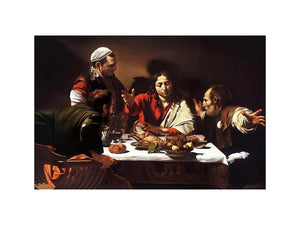 Supper at Emmaus 1601 Painting by Caravaggio