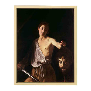 David with the Head of Goliath By Caravaggio