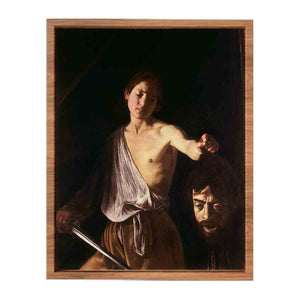 David with the Head of Goliath By Caravaggio