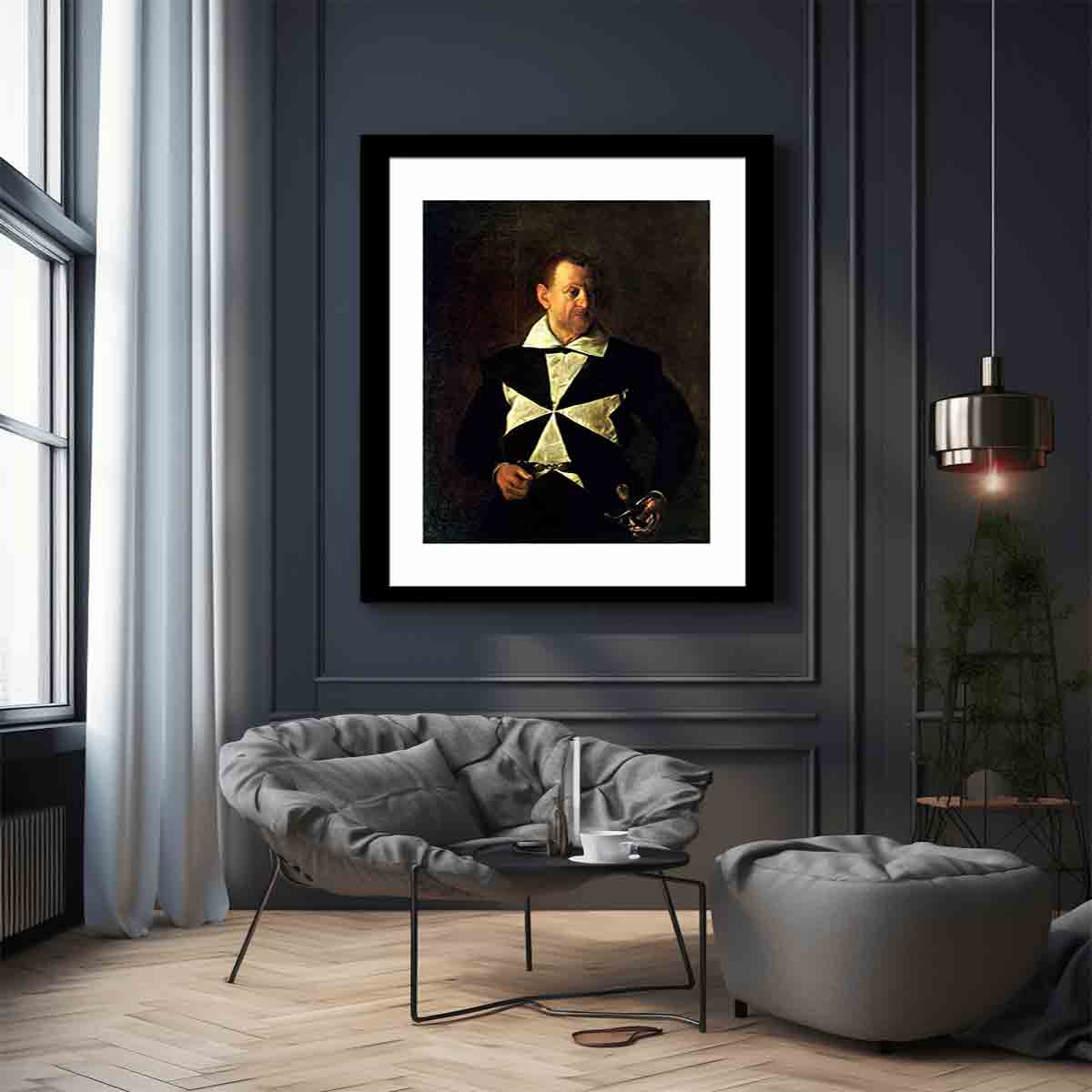 Portrait of Fra Antonio Martelli By Caravaggio