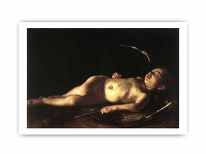 Sleeping Cupid By Caravaggio