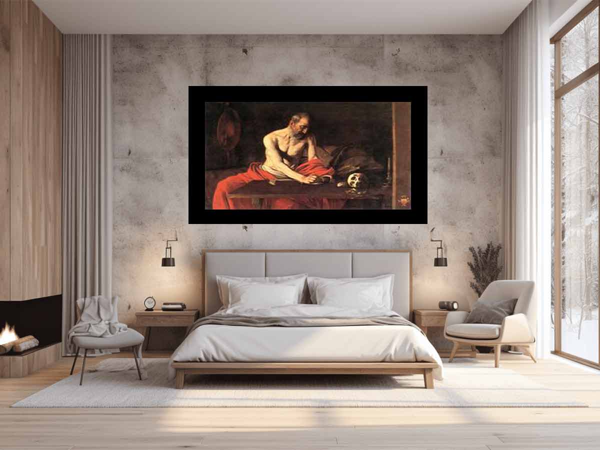 St Jerome, by Michelangelo Merisi da Caravaggio