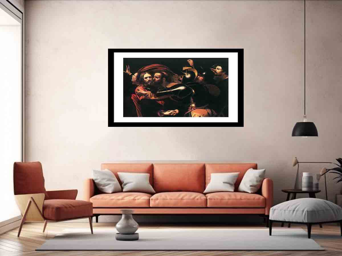 The Taking of Christ By Caravaggio
