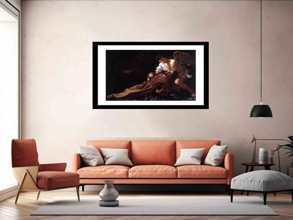 Francis of Assisi in Ecstasy By Caravaggio