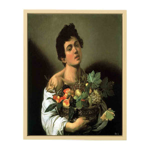 Fanciullo con canestro di frutta By Caravaggio