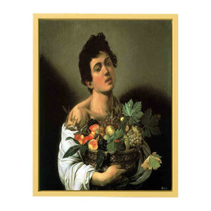 Fanciullo con canestro di frutta By Caravaggio