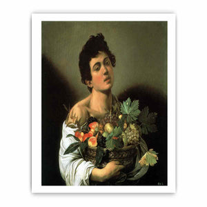Fanciullo con canestro di frutta By Caravaggio