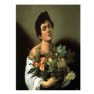 Fanciullo con canestro di frutta By Caravaggio
