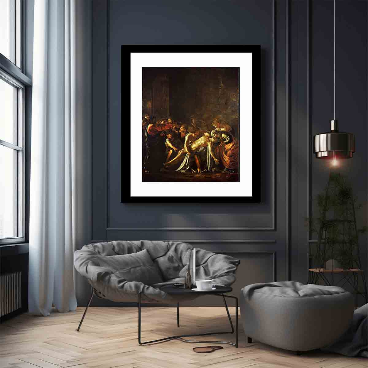 The Raising of Lazarus By Caravaggio