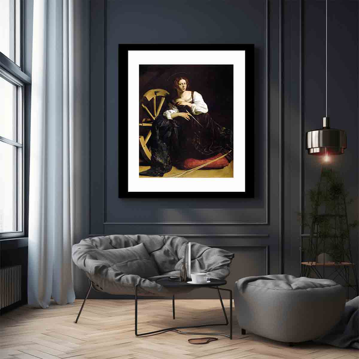 St Catherine of Alexandria By Caravaggio