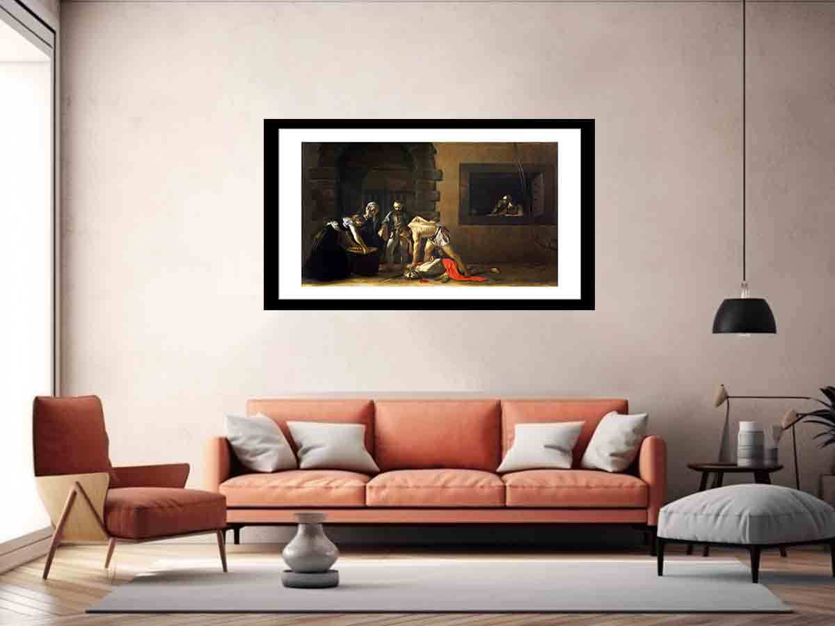 The Beheading of Saint John the Baptist By Caravaggio