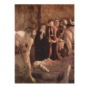 Burial of St Lucy (detail) 1608