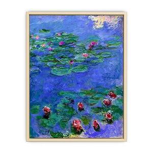 Red Water Lilies by Claude Monet