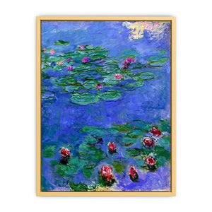 Red Water Lilies by Claude Monet
