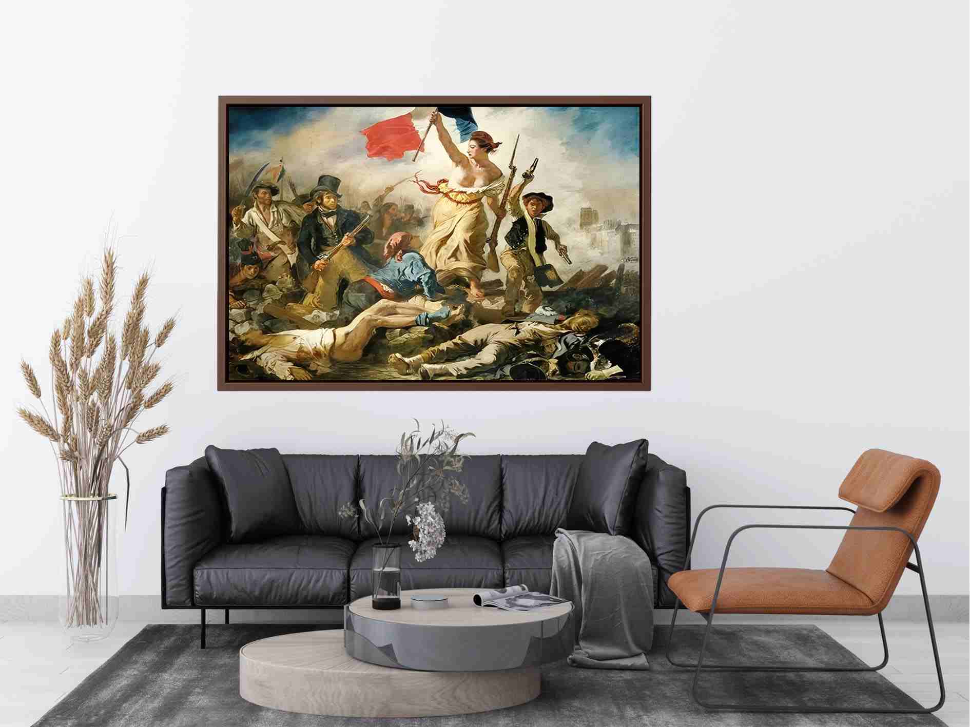 Liberty Leading the People Painting