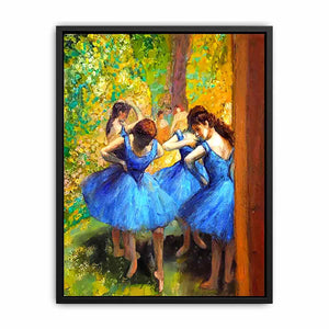 Dancer in blue by Edgar Degas