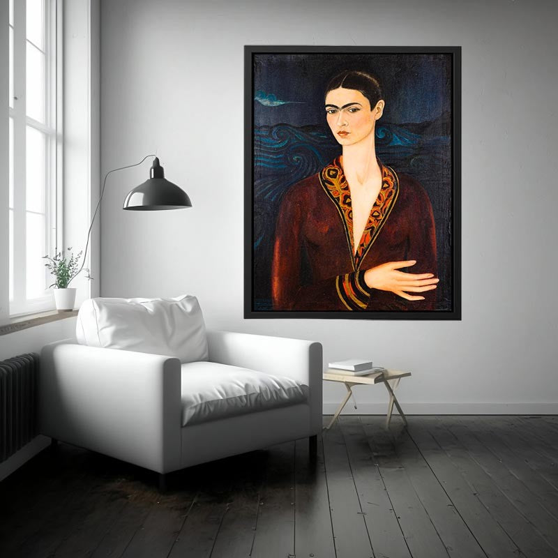Self-Portrait in Velvet Dress by Frida Kahlo