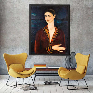 Self-Portrait in Velvet Dress by Frida Kahlo