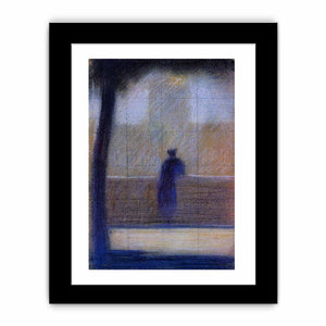 Man Leaning on a Parapet