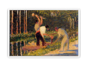Men Laying Stakes