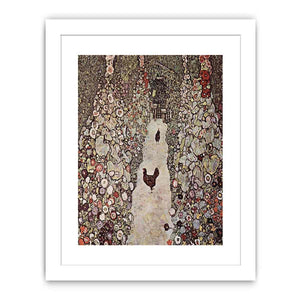 Garden with Roosters by Gustav Klimt