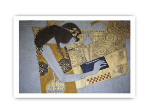 Hymn to Joy Detail from Bethoven Frieze 1902