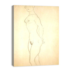 Stehender Akt Nach Links (Standing Nude To The Left)
