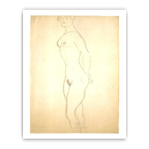 Stehender Akt Nach Links (Standing Nude To The Left)