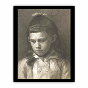 Portrait of a Girl, Head Slightly Turned Left