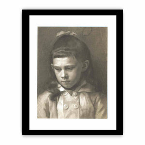 Portrait of a Girl, Head Slightly Turned Left