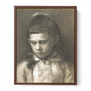 Portrait of a Girl, Head Slightly Turned Left
