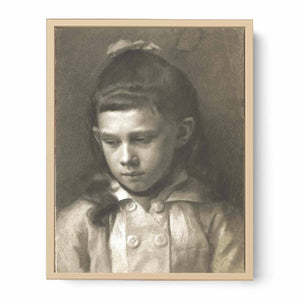 Portrait of a Girl, Head Slightly Turned Left