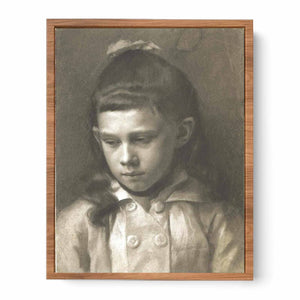 Portrait of a Girl, Head Slightly Turned Left