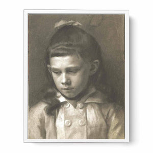Portrait of a Girl, Head Slightly Turned Left