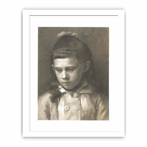 Portrait of a Girl, Head Slightly Turned Left