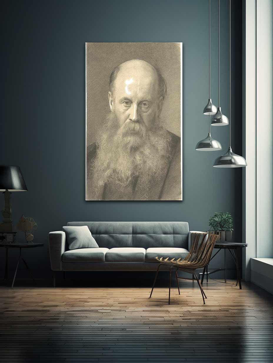 Portrait of a man with beard