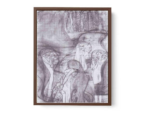 Painted composition draft Jusisprudenz