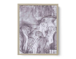 Painted composition draft Jusisprudenz