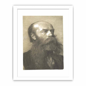 Portrait of a man with beard in three quarter profil