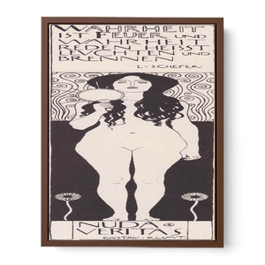 Drawing for Two Emblems for Ver Sacrum (Nuda Veritas) 1898