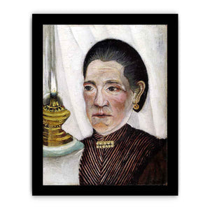 Portrait Of The Artist's Second Wife With A Lamp