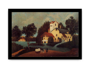 Wagon in Front of the Mill