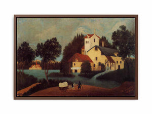 Wagon in Front of the Mill