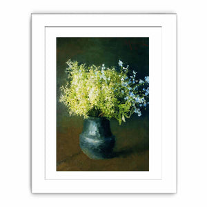 "Wild violets and Forget-me-not", painting by Isaac Levitan