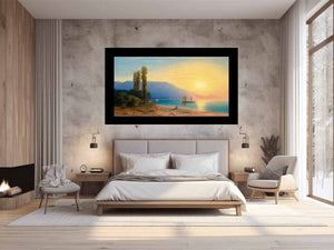 Sunset over Yalta.