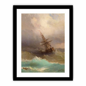 Ship in the Stormy Sea